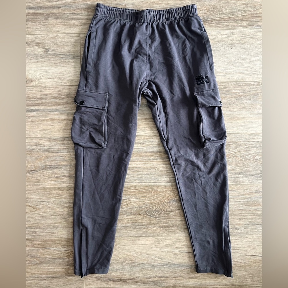 Gray joggers cargo style